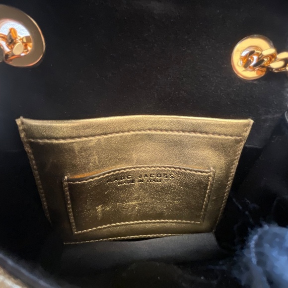 Marc Jacobs Party Bow Mini Trouble Metallic Leather Bag - Picture 12 of 16